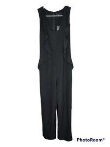 NWT Romeo + Juliet Couture Jumpsuit Romper Black Women's Size Medium